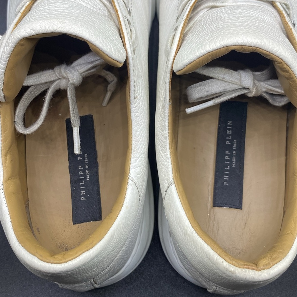 Phillip Plein Sneakers. White. Euro Size 42. US 9. - Picture 7 of 11